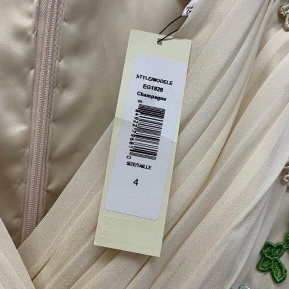 Badgley Mischka Collection Silk Gown - Picture 5 of 8